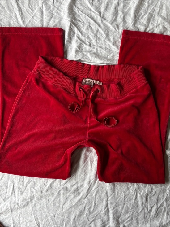 Juicy Couture Pants - juicy couture cherry red pants